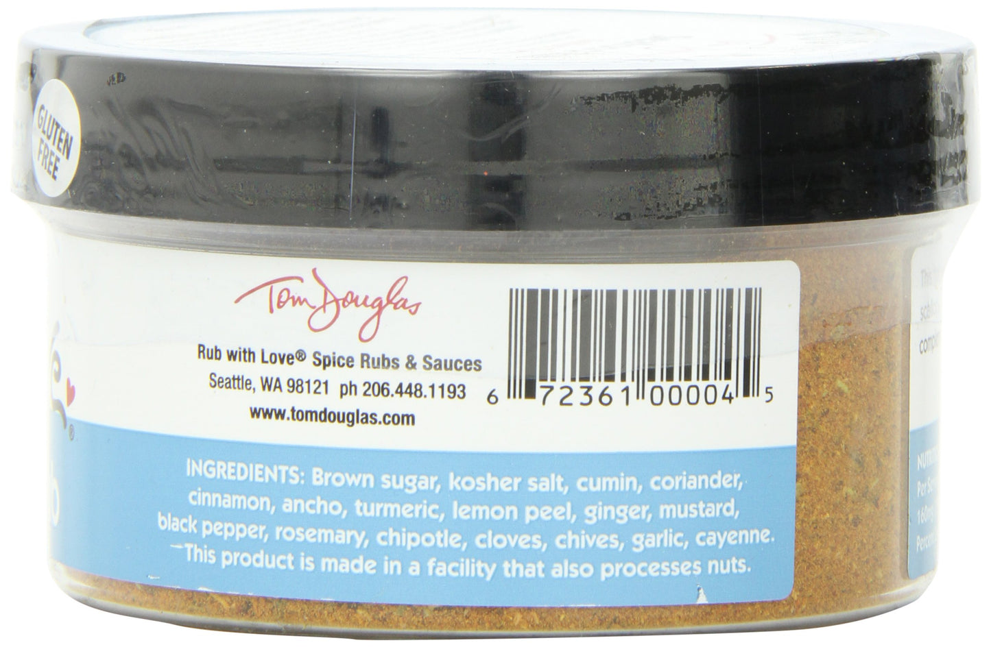Rub with Love Seafood Rub, 3.5 Ounce, Perfect for Grilling & Seasoning, Pack of 1