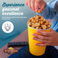 Stonehedge Farms Salted Caramel Flavored Popcorn - 32 Oz Large Tub - Bulk Gourmet Deliciously Old Fashioned Popped Sweet Snacks