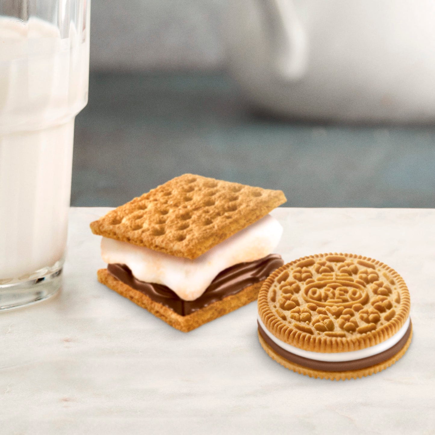 Oreo S'Moreo Sandwich Cookies, Limited Edition, 12.2 Oz