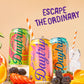 Daytrip Sparkling Prebiotic Soda - Low Calorie, Fiber Enriched, USDA Organic, 12oz