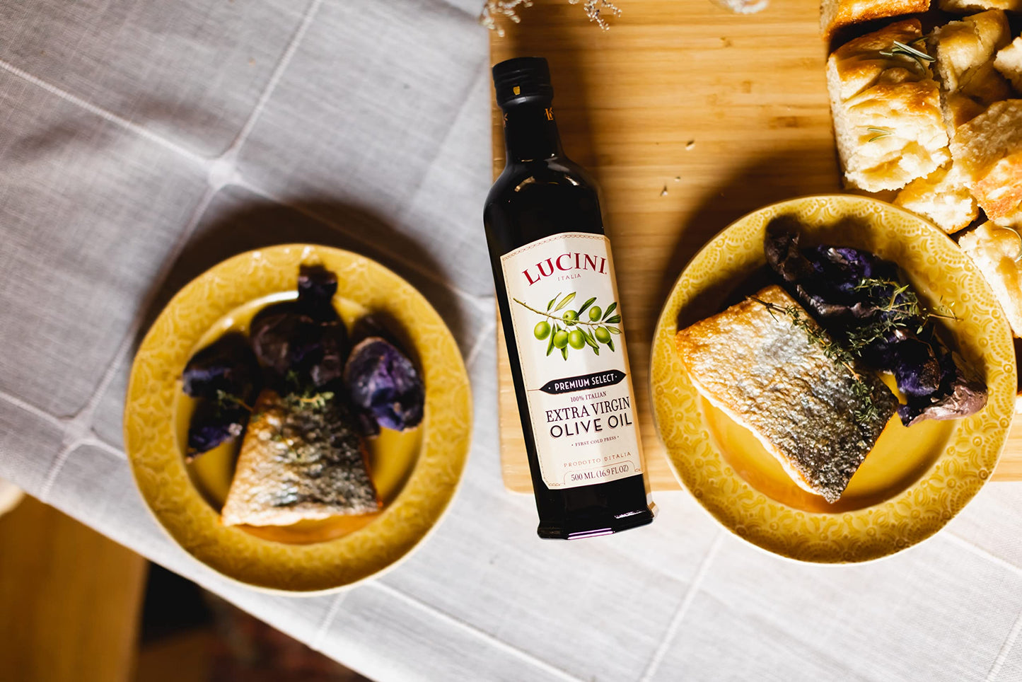 Lucini Extra Virgin Olive Oil, Premium Select, 500 Ml (Pack Of 2)