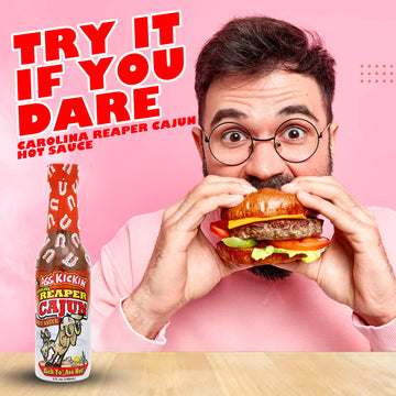 ASS KICKIN Carolina Reaper Cajun Hot Sauce - Gourmet Gift for Hot Sauce Lovers - Spicy Flavor