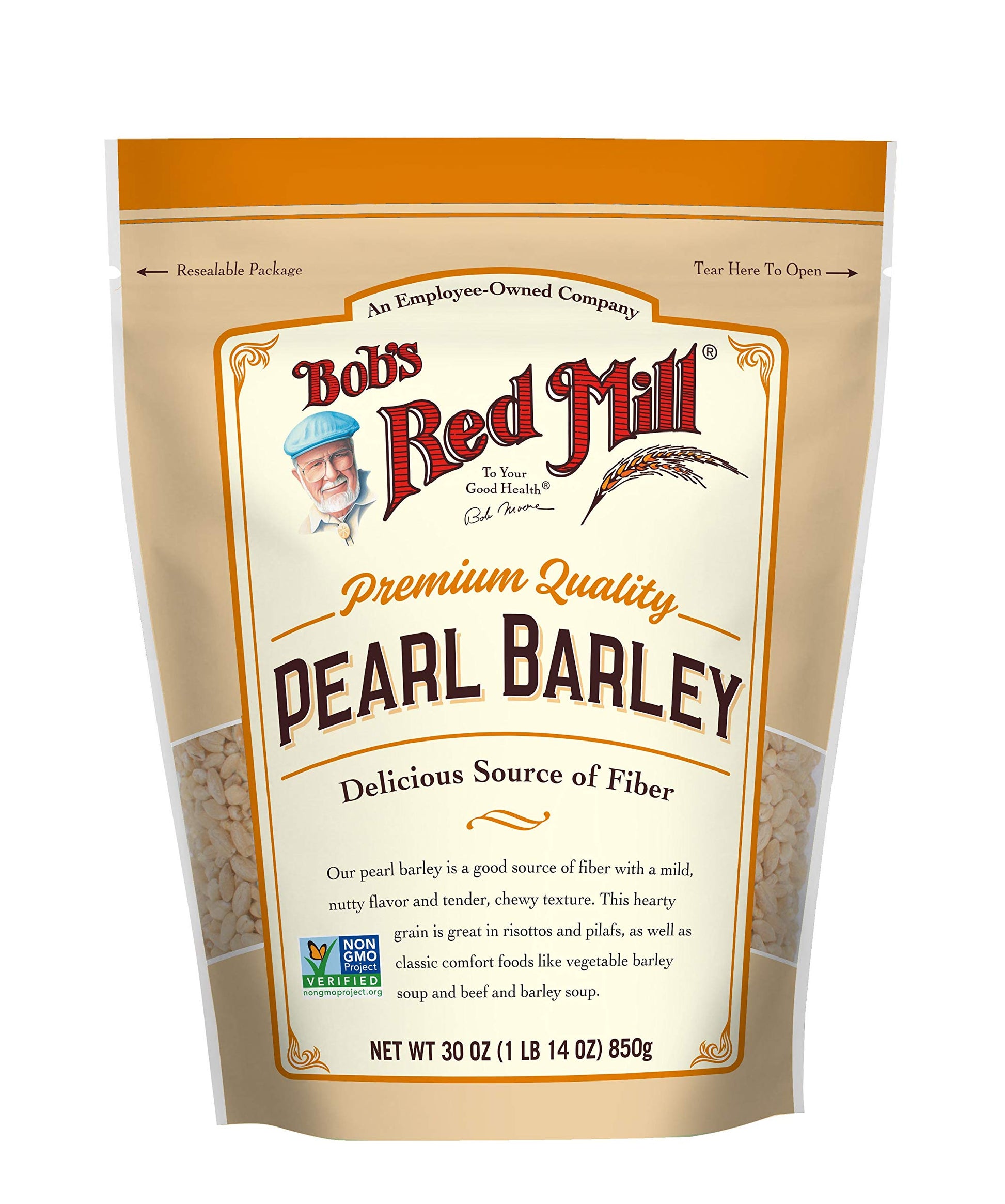Bobs Red Mill Pearl Barley, 30oz (Pack of 1) - Non GMO, Vegan, Kosher