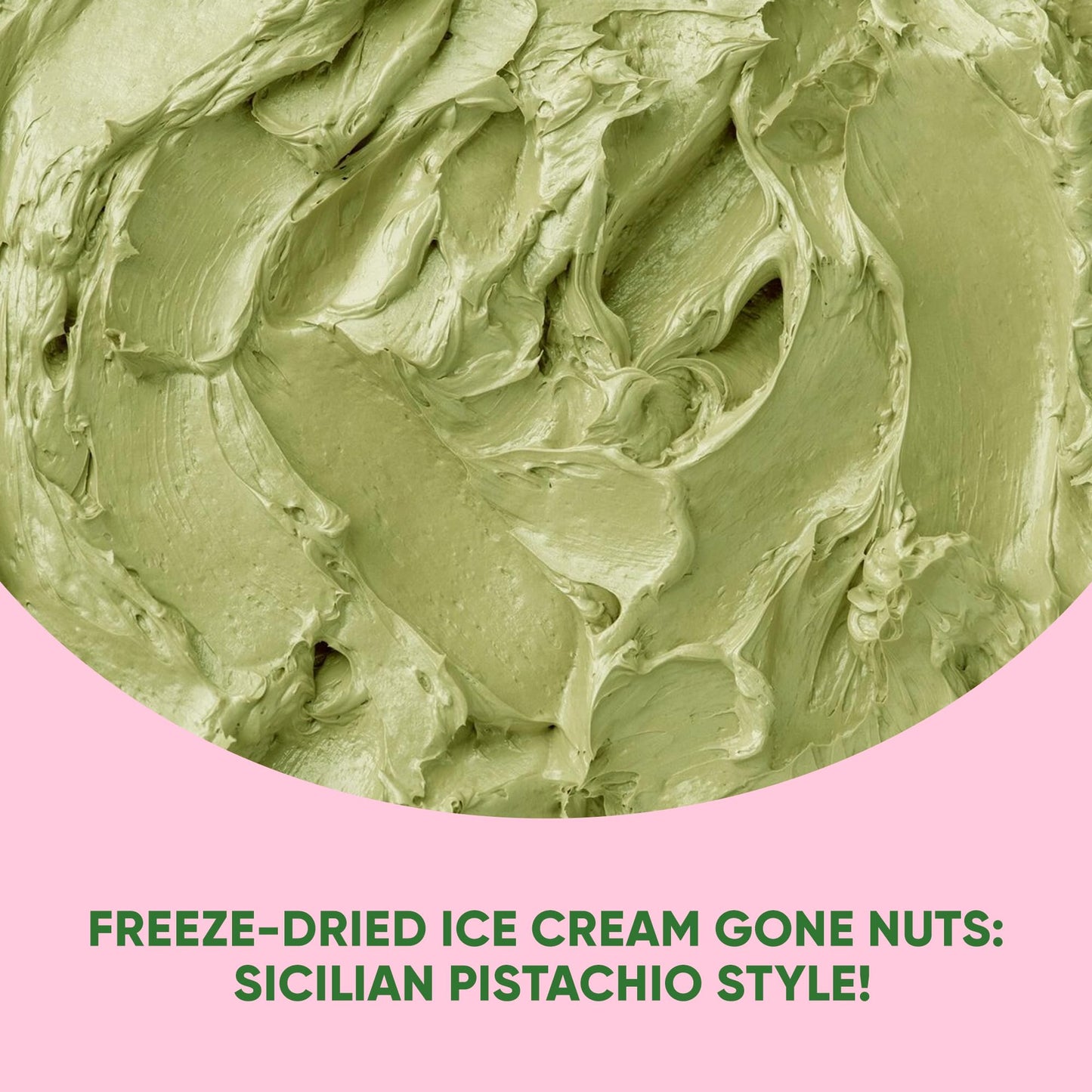Star Candies Freeze Dried Sicilian Pistachio Ice Cream | No Melting Freeze Dried Candy | Crunchy & Delicious Camping Food | Prem