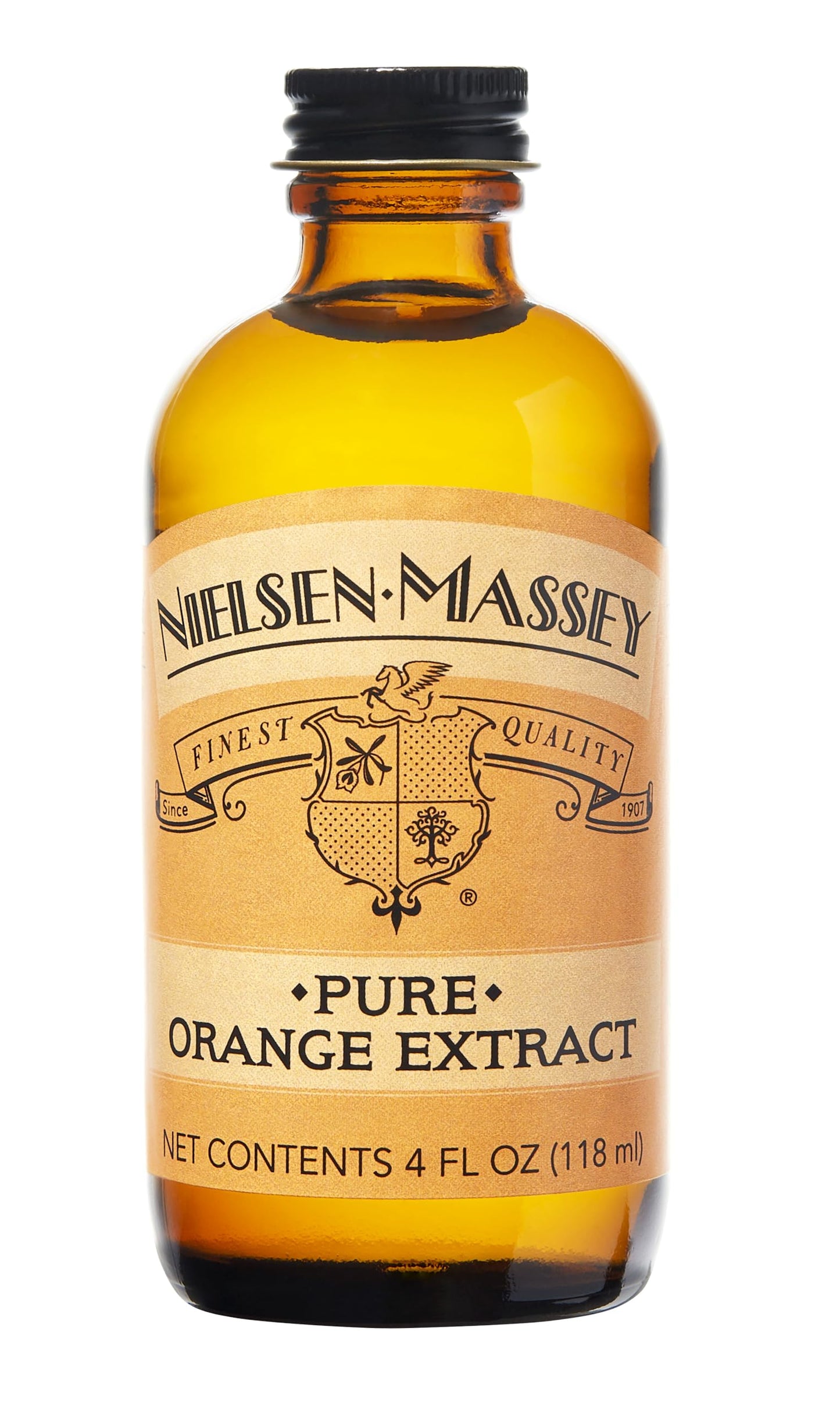 Nielsen-Massey Pure Orange Extract for Baking, Cooking and Drinks, 4 Ounce Bottle