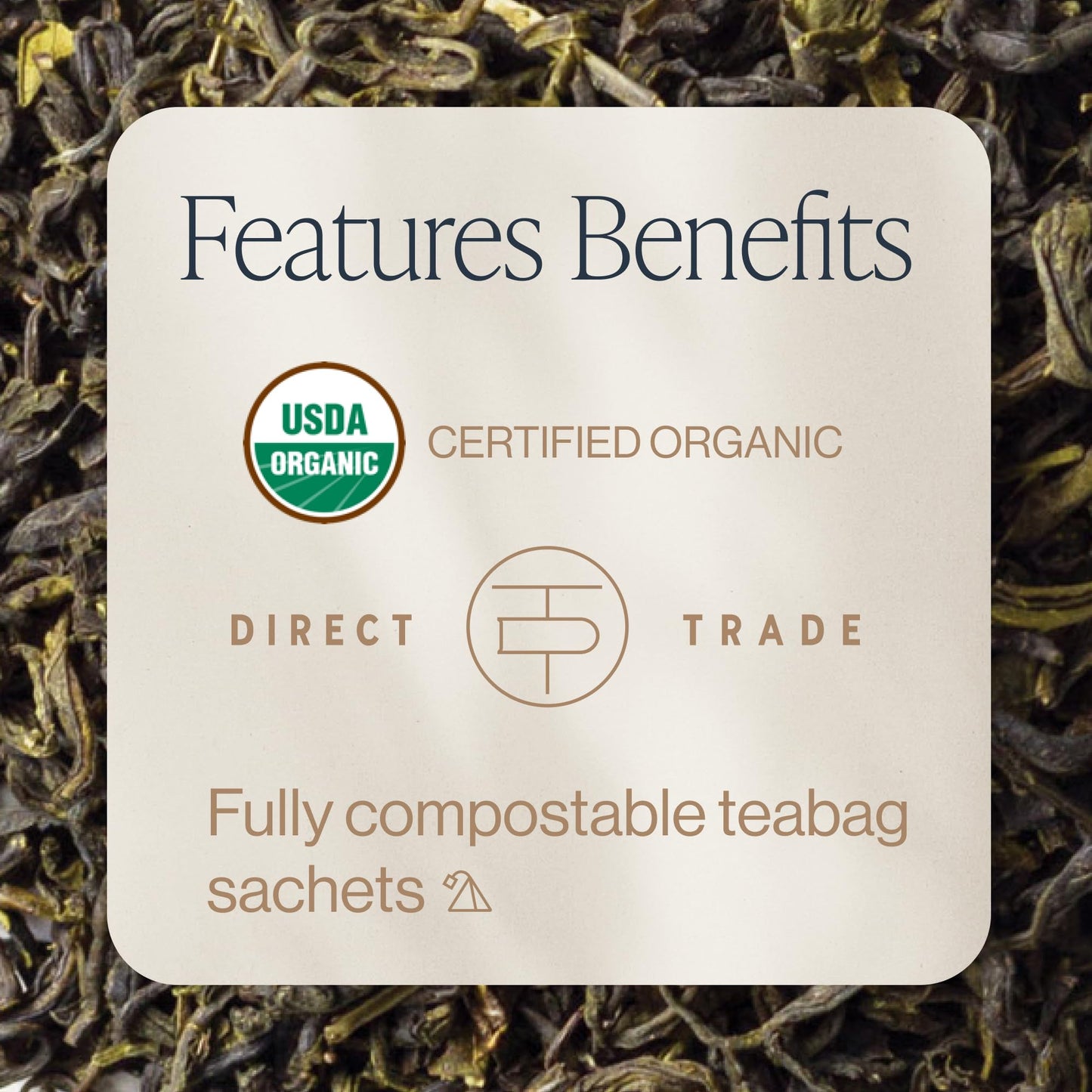 Rishi Tea Jasmine Green Tea - Organic Sachet Tea Bags, Caffeinated Scented Chinese Green Tea with Floral Aroma & Taste - 15 Coun