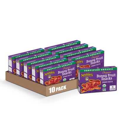 Annies Organic Berry Patch Fruit Snacks, Gluten Free, (50 Pouches)