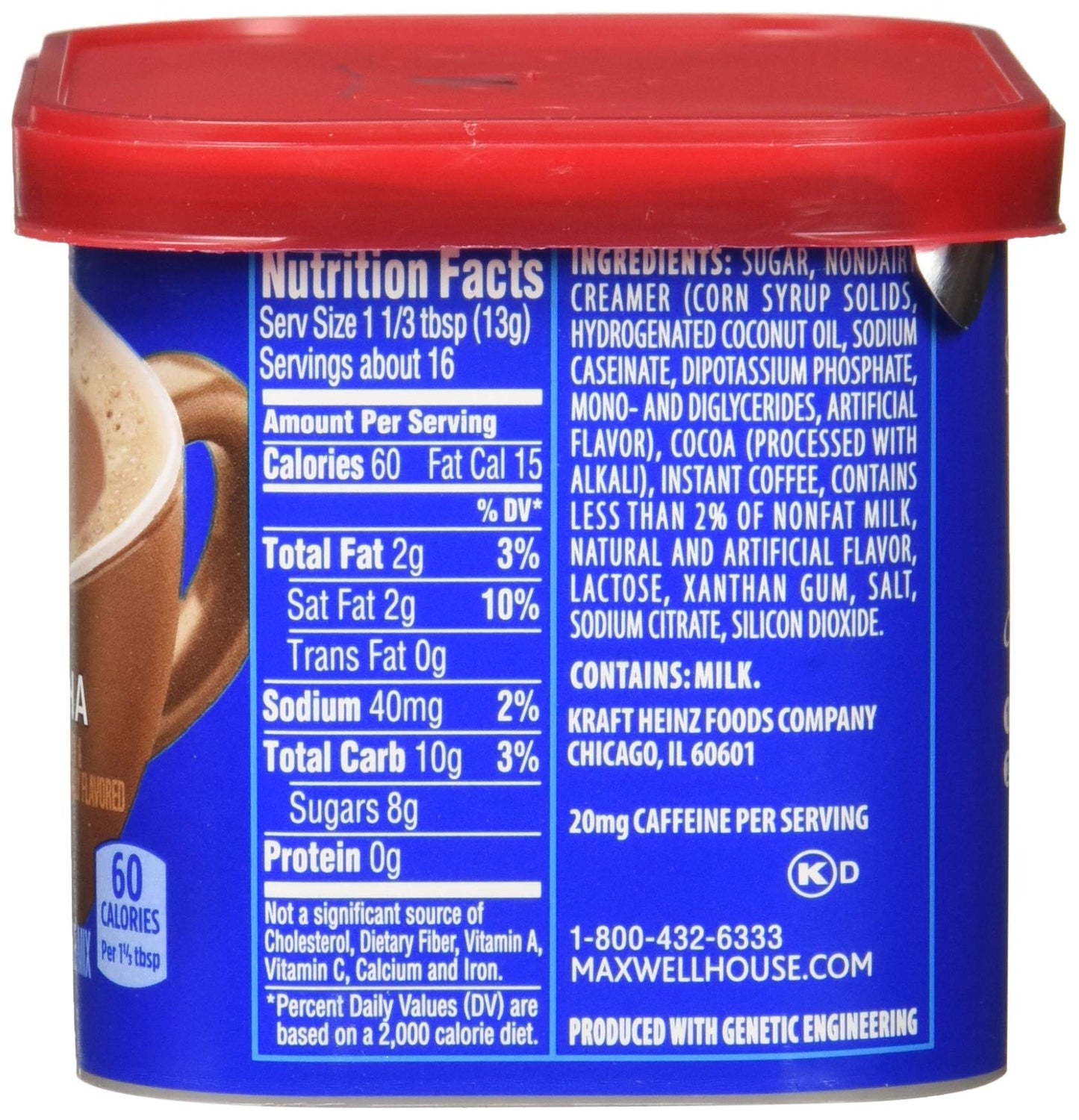 Maxwell House International Cafe Suisse Mocha Cafe (434580), 7.2 Ounce (Pack Of 8)