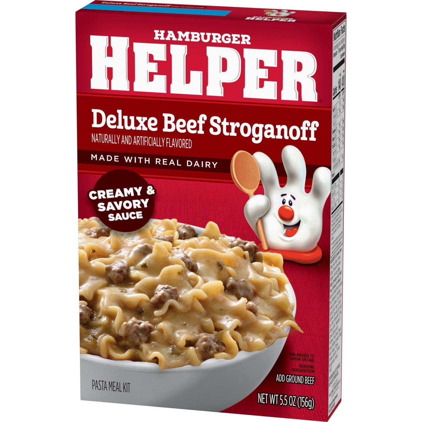 Hamburger Helper Deluxe Beef Stroganoff, 5.5 Ounces, 12 Per Case