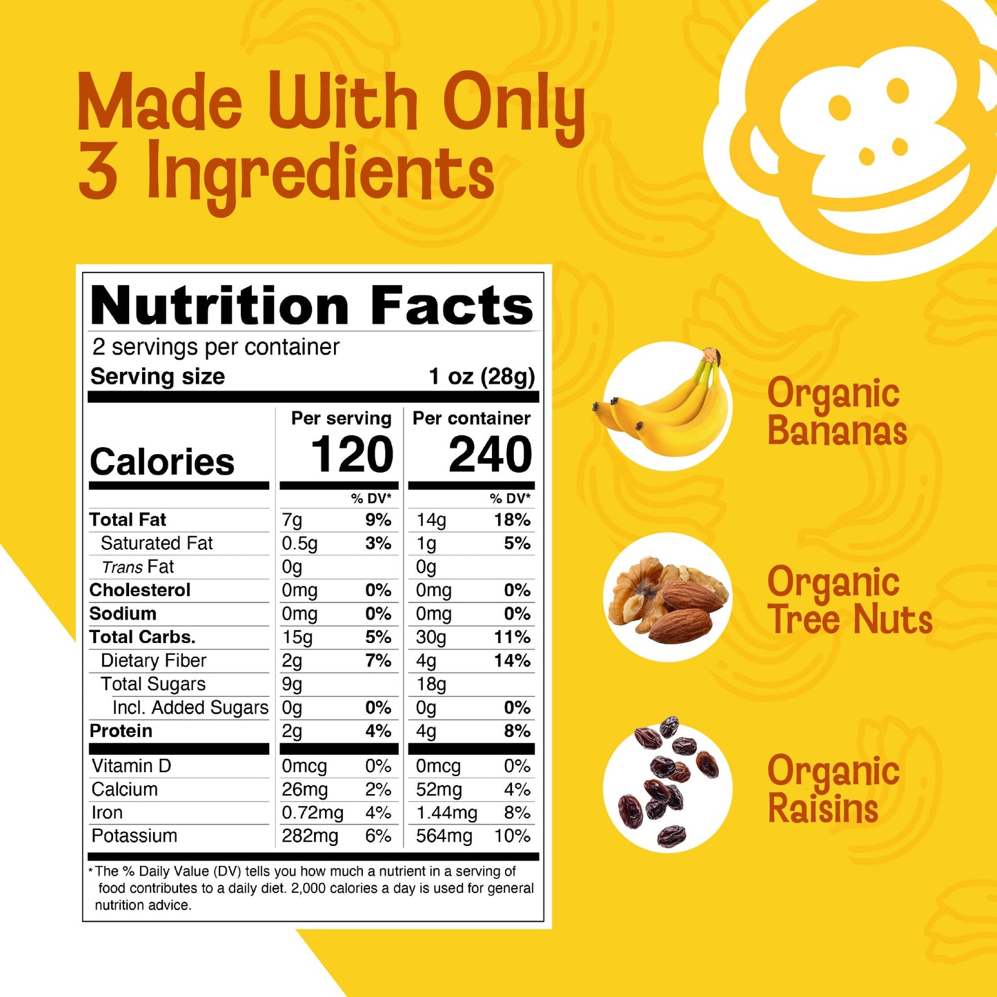 Monkey Brittle Healthy Snacks - Crispy Vegan  , Gluten-Free, 2 oz (Pack of 6) - Original, Cacao Coconut, Strawberry Banana Crunch