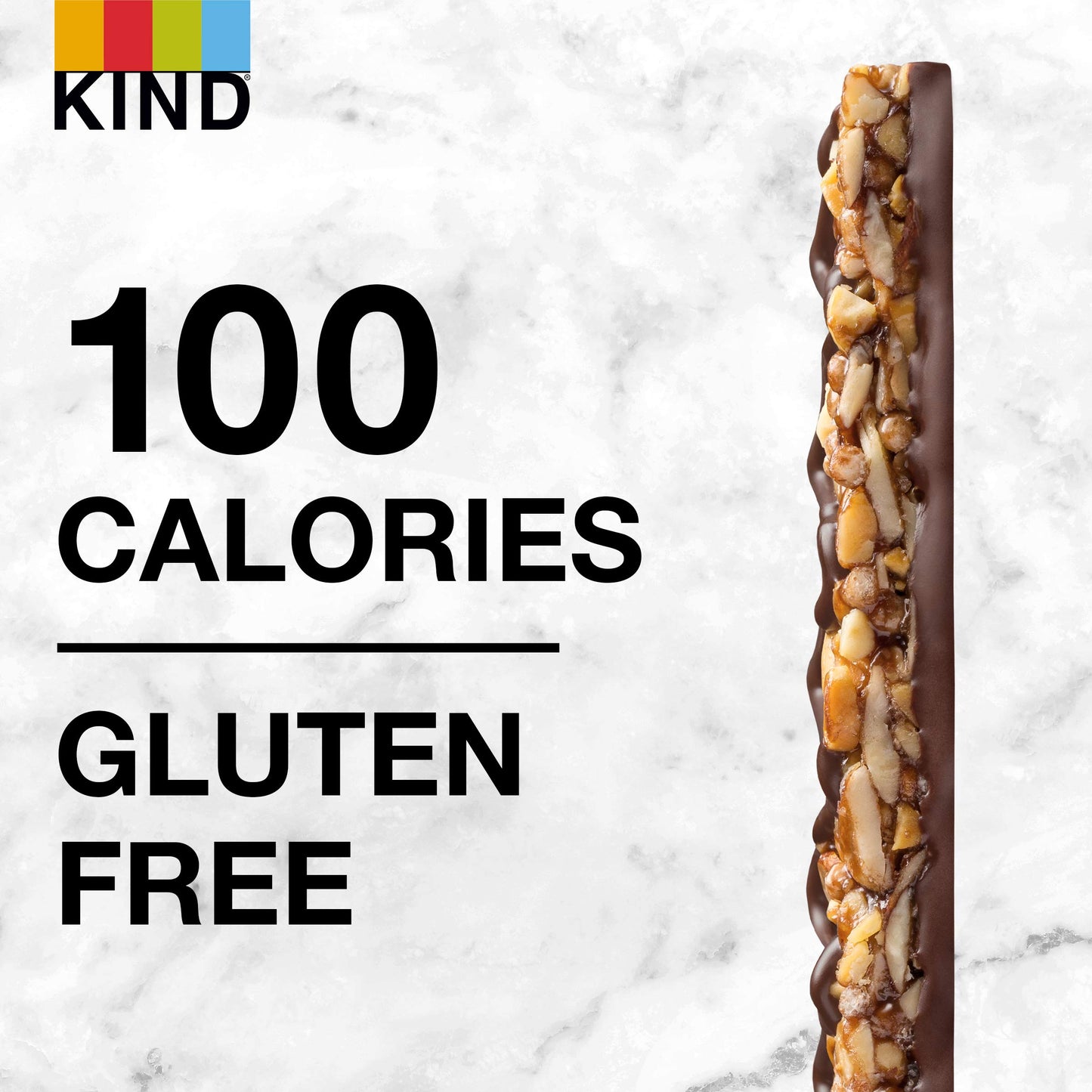 KIND THINS Peanut Butter Dark Chocolate Bars  Gluten Free Snacks  4g Sugar  0.74 OZ Bars (60 Count)