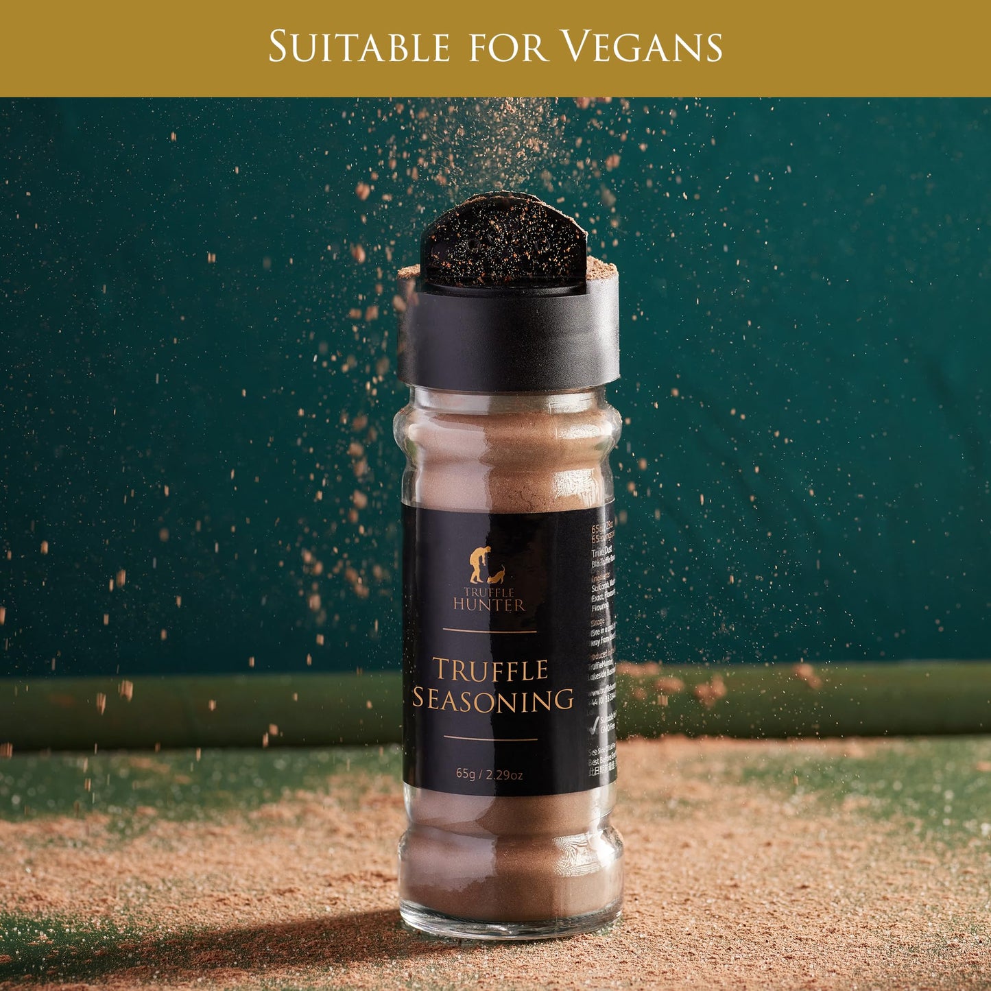 TruffleHunter Black Truffle Seasoning - Umami Gourmet Condiment - 2.29 Oz