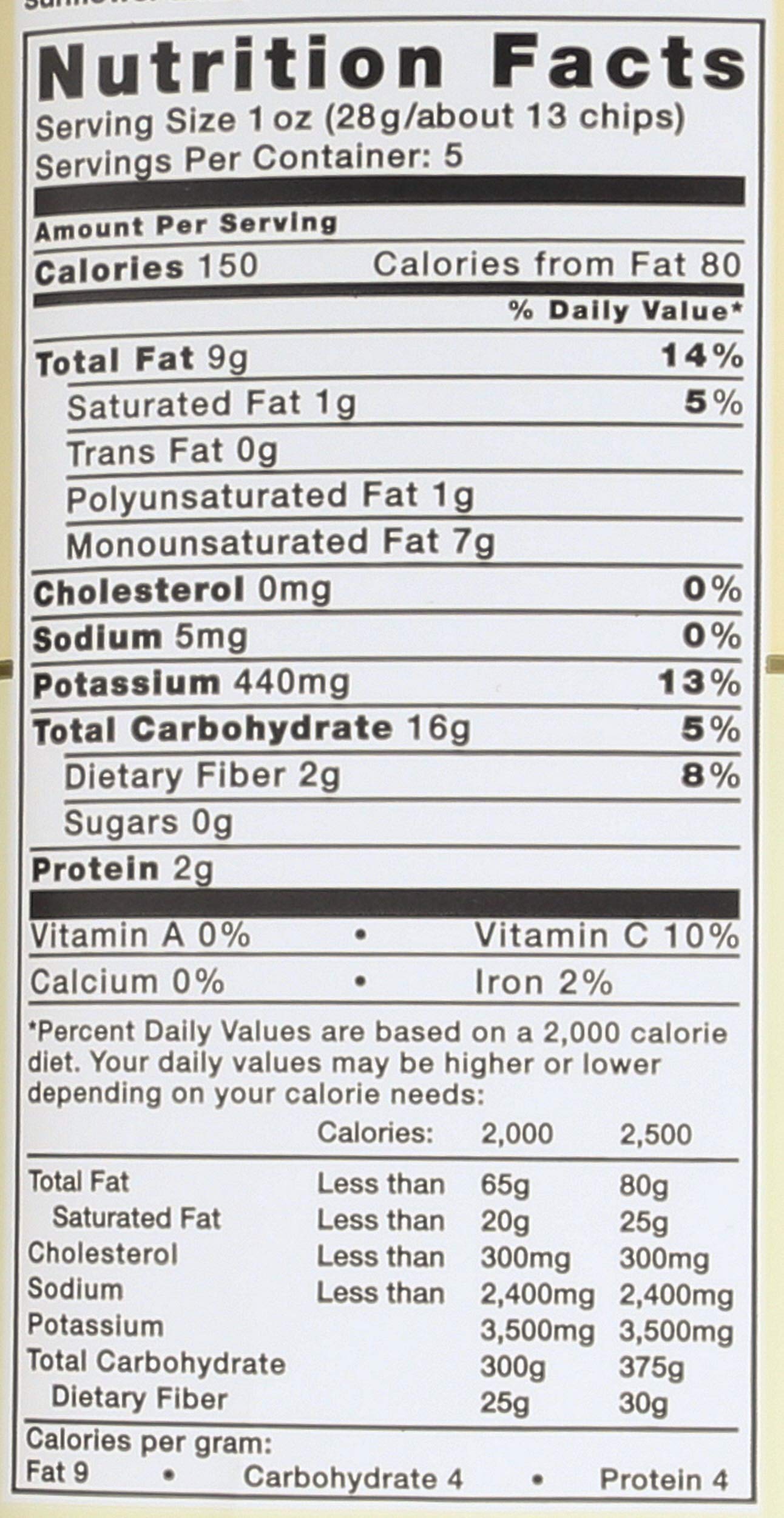 Kettle Foods, Chips Potato Unsalted, 5 Ounce