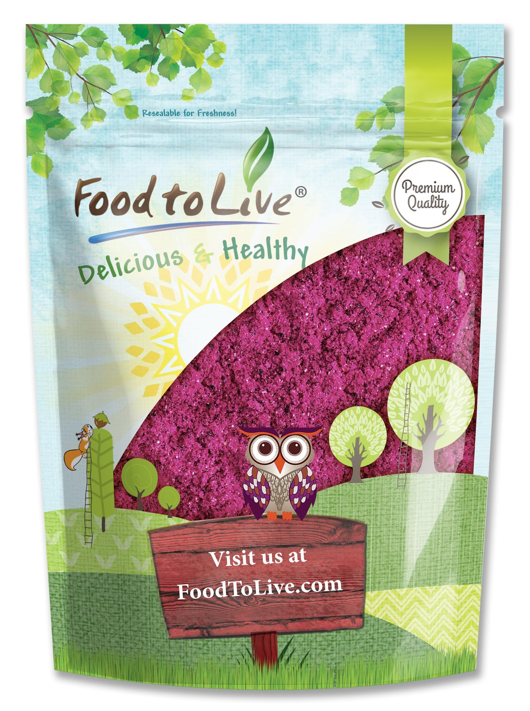 Food to Live Dragon Fruit SD Juice Powder, Vegan Superfood, 2 Pounds