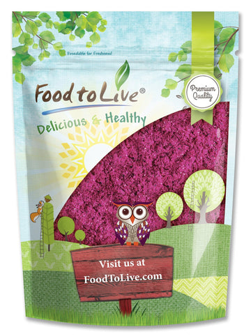Food to Live - Red Dragon Fruit Powder, 4 Ounces - Freeze-Dried Pitaya, Vegan Superfood, Dehydrated Dragonfruit is Rich in Vitam