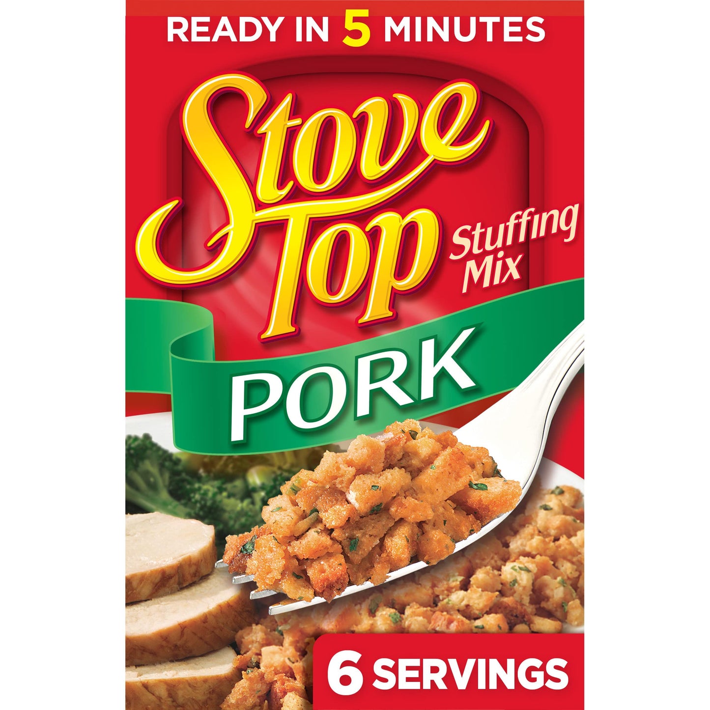 Stove Top Stuffing Mix For Pork (6 Oz Box)