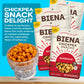 Biena Chickpea Snacks - Crunchy Roasted Chickpeas - High Fiber Vegan Protein Snacks For Adults And Kids - 4-Pack, 5 Ounce Bags -