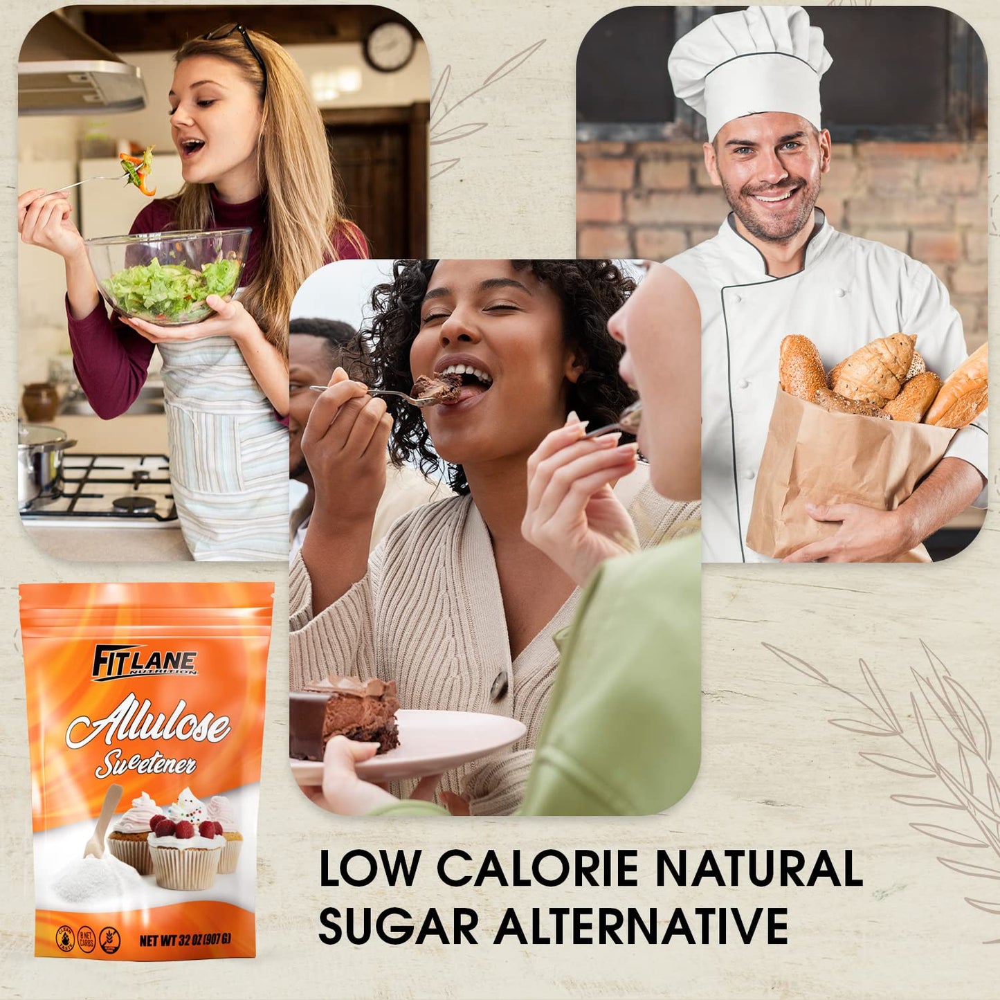 Allulose Sweetener 2 Lbs - Pure Low Calorie Zero Net Carb Natural Keto Sugar Substitute With No Aftertaste - Perfect For Baking