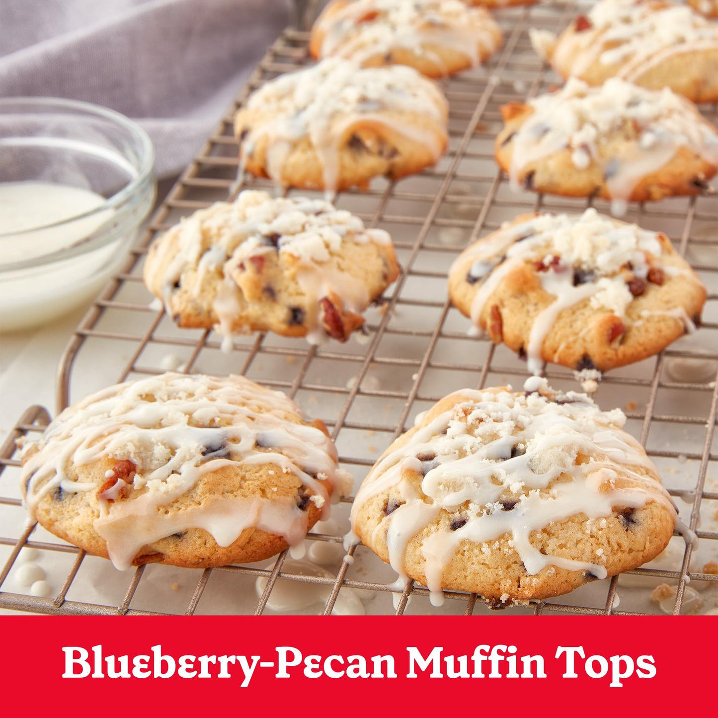 Betty Crocker Muffin Tops Mix, Blueberry, With Topping, 11.9 Oz