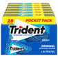 Trident Sugar-Free Chewing Gum, Original Flavor, 6 Packs of 28 Pieces, Blue, Model 10073390050730
