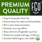 FGO Organic Gunpowder Green Tea  Loose Leaf  16oz Bulk Resealable Bag  Packaging May Vary (Pack of 1)