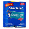 StarKist Chunk Light Tuna in Oil, 5 oz (12 Pack) Canned Tuna Fish, Wild Caught, Gluten Free, Ready to Eat, Perfect for Salads, K