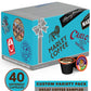 Crazy Cups Flavored Decaf Coffee Pods Variety Pack, 40 Count, Compatible with Keurig K Cups
