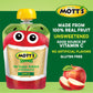 Mott'S No Sugar Added Applesauce, 3.2 Oz Clear Pouches, 4 Count