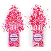 Edible Valentine Sprinkles for Baking, Valentine Jimmies Sprinkle, Nonpareils Sprinkle, White Pink and Red Sprinkles for Cookies