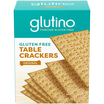 Glutino Gluten Free Table Crackers, Premium Squares, Original, 7 Oz