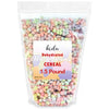 Dehydrated Marshmallow Bits 1.5 Pound Resealable Bulk Bag Cereal Assorted Colors And Shapes, Perfect For Easter, Saint Patrick's