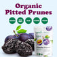 Food to Live Organic Pitted Prunes, 2 Pounds Dried California Plums, Non-GMO, Kosher, Unsulfured, Unsweetened, Bulk