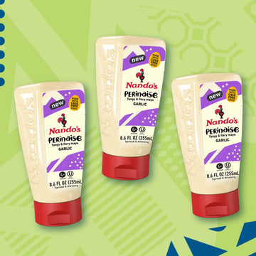 Nando'S Garlic Mayo Perinaise - Flavored Mayonnaise Spread & Dressing - Pack Of 3