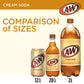A&W Cream Soda, 12 fl oz Cans, 12 Pack, Carbonated Soft Drink