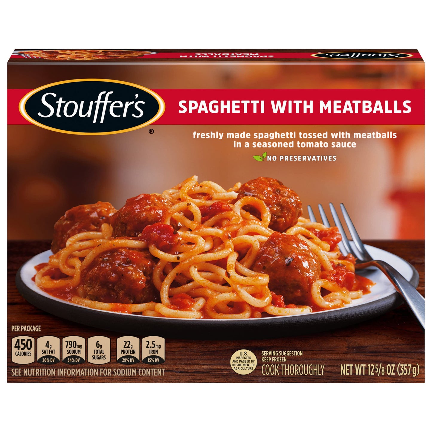 Stouffers Spaghetti with Meatballs, 12.59 Oz