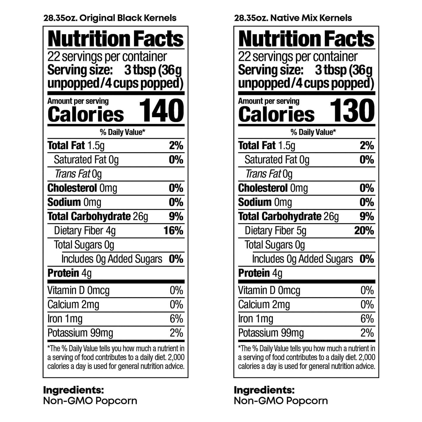 Black Jewell Gourmet Popcorn Kernel Variety Pack, Original Black & Crimson, 28.35 Ounce (Pack of 2)