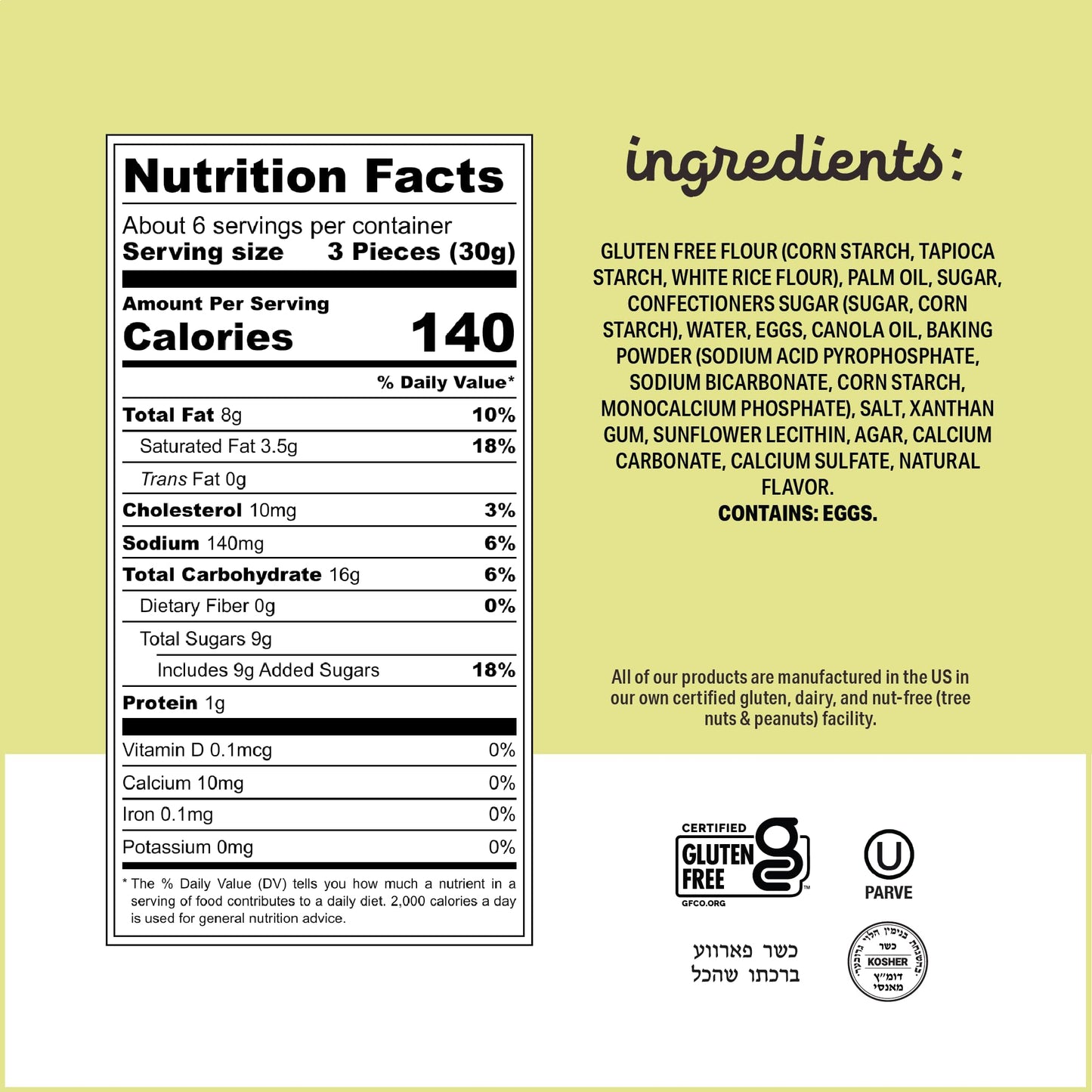 Katz Gluten Free Glazed Donut Holes. Free of Dairy, Soy, Tree Nuts, and Peanuts, Kosher 6oz (6pk)