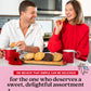 Davids Fresh Baked Assorted Cookies Sweet Sampler In Love Tin 8 Count - Chocolate Chunk, Peanut Butter Chip, Double Chocolate Ch