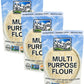 Palouse Brand Whole Wheat Flour - Certified Glyphosate Residue Free, Non-GMO, 48 Ounce (Pack of 3)