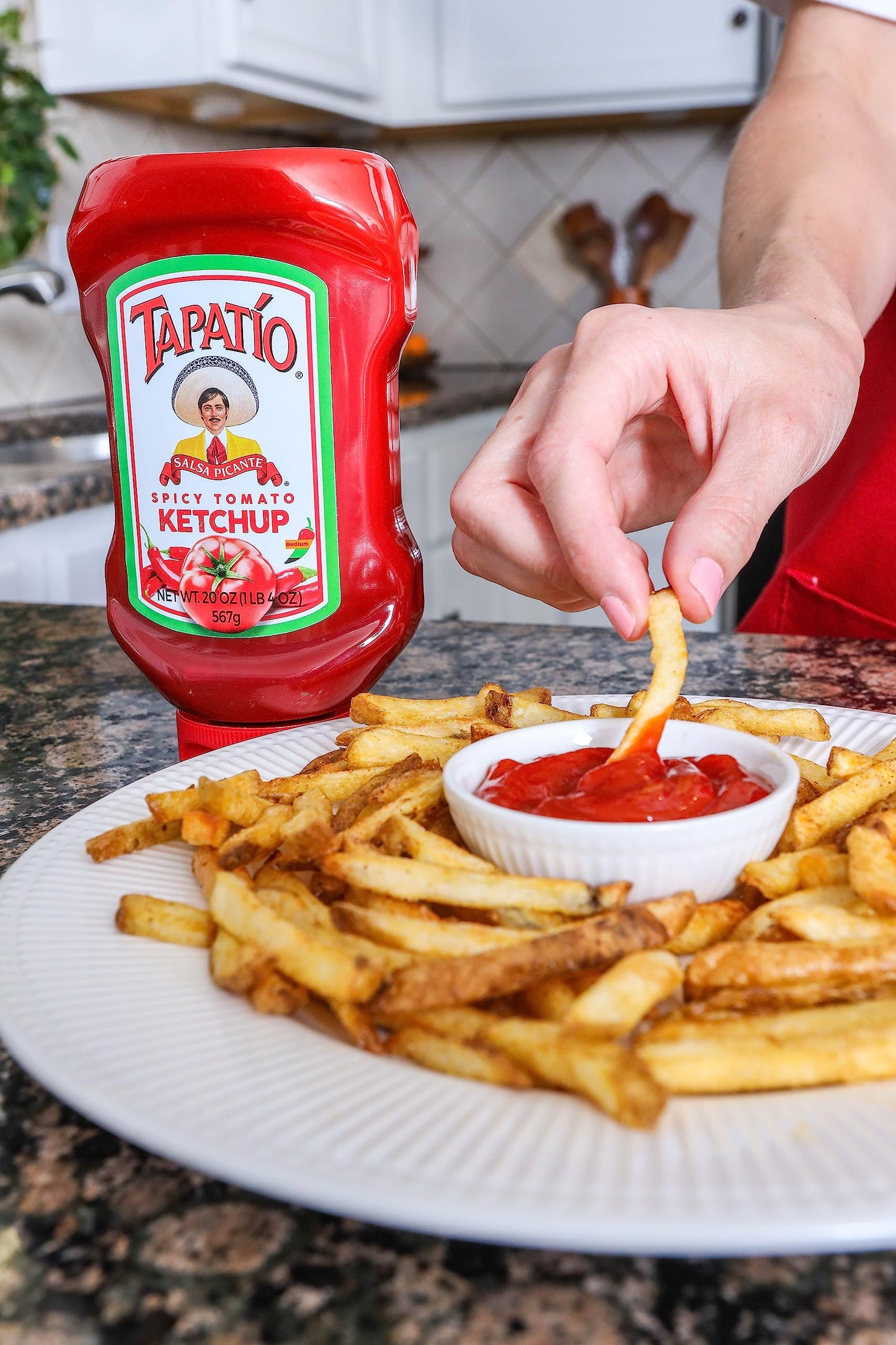 Tapatio Ketchup - Spicy Tomato Ketchup, Kosher, Made In Usa, Tapatio Ketchup Bottles - 20 Oz, 2-Pack