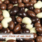 Gourmet Chocolate Bridge Mix Medley By Its Delish, 2 Lbs Bulk Bag | Dark, Milk, And White Chocolate Coated Peanuts, Almonds, Rai