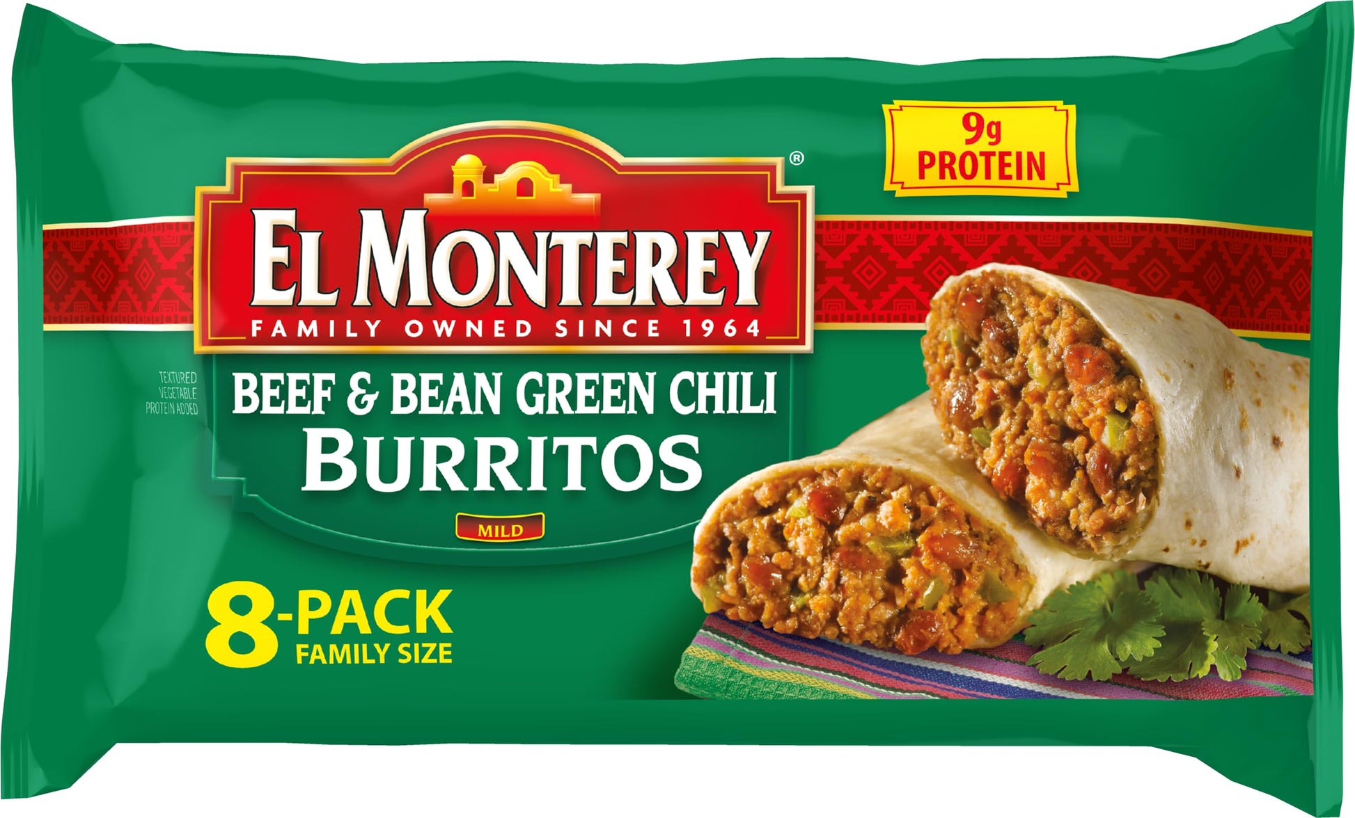 El Monterey Burritos Family, 8 Ct, 32 Ounce