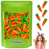 Fruidles Easter Gummi Carrots Candy, Delicious Fruit Flavors Gummies, Soft, Chewy, Fun and Festive Holiday Snacking, Party Favor