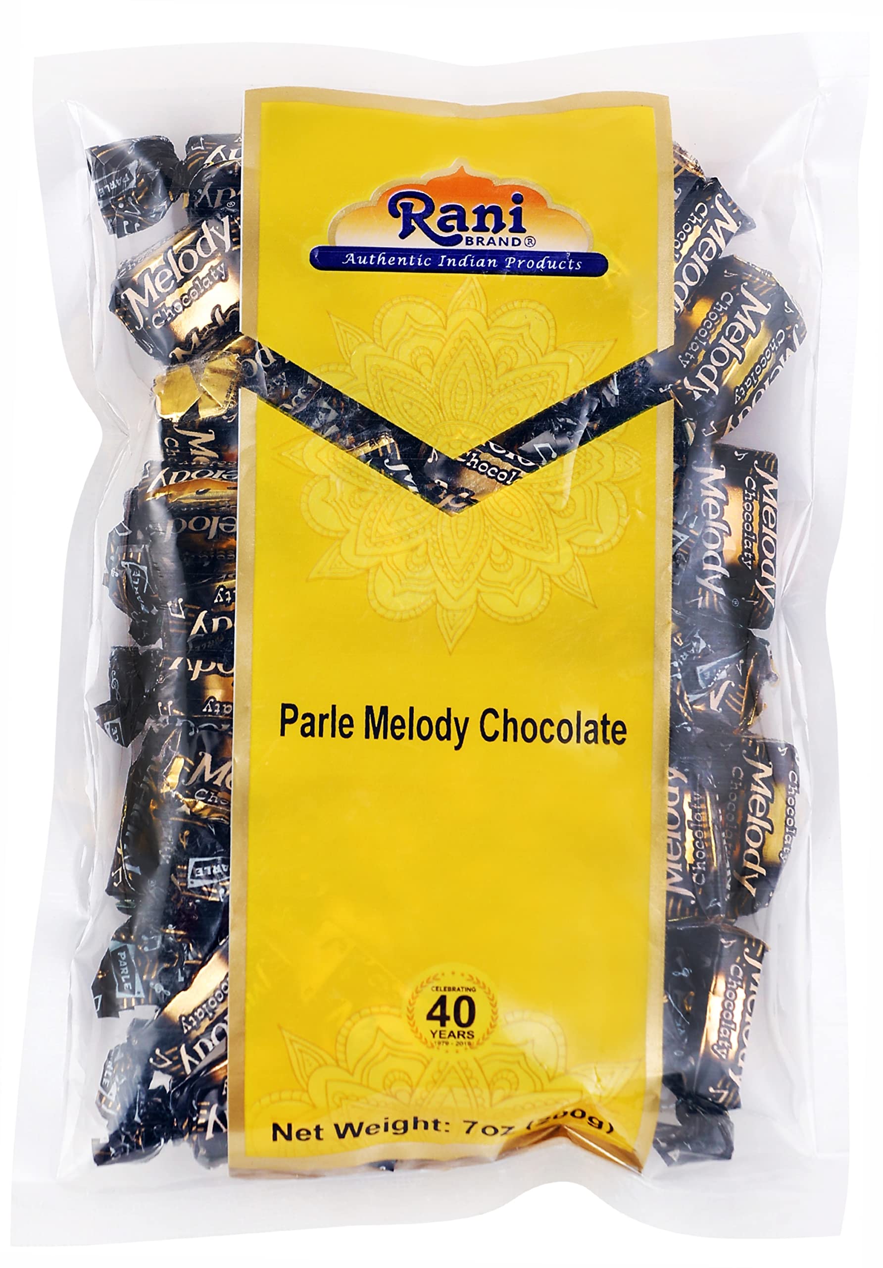 Rani Brand Melody Chocolate Treats, Vegan, Gluten Friendly, Non-GMO, 7oz (200g), Individually Wrapped, Indian Origin