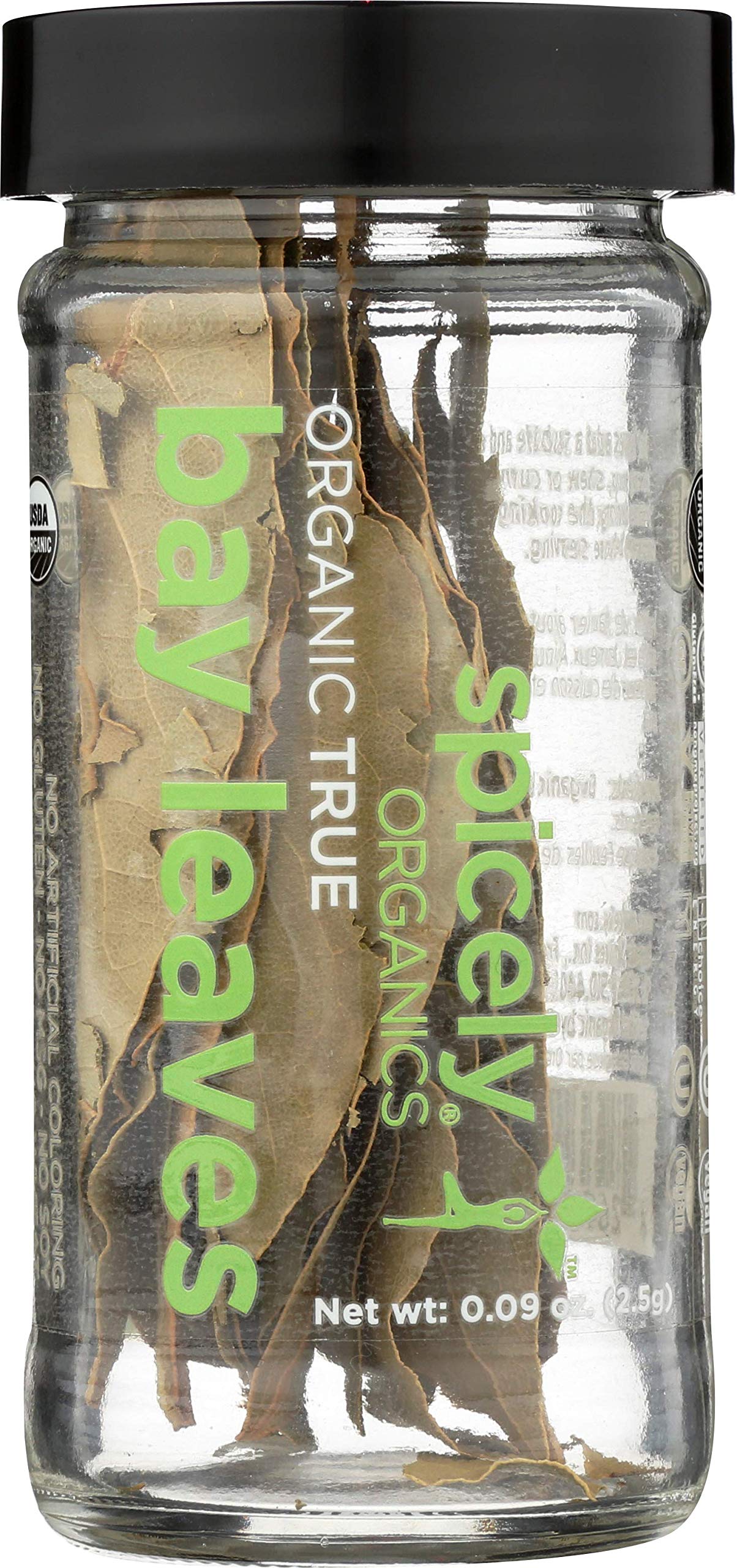 Spicely Organics USDA Certified Organic Turkish Bayleaves, No Artificial Colors or Preservatives, Zero Sugar, Vegan Friendly, Ko