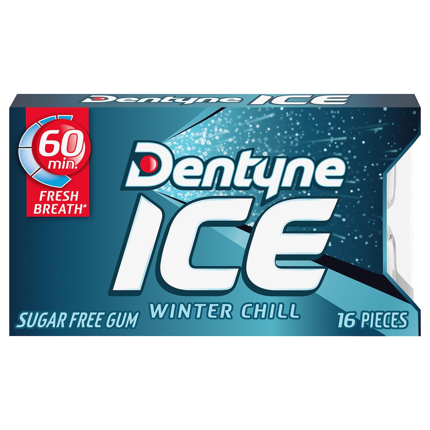 Oreo Dentyne Ice Winter Chill Gum - Sugar Free, 9 Packs of 16 Pieces (144 Total Pieces), Model 10012546005453