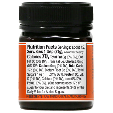 Wedderspoon Raw Premium Manuka Honey Kfactor 16, 8.8 Oz, Unpasteurized, Genuine New Zealand Honey, Multi-Functional, Non-Gmo Sup