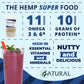 Hemp Hearts - 100% Pure Hemp Hearts - Raw Shelled Hemp Seeds (50 Pounds)