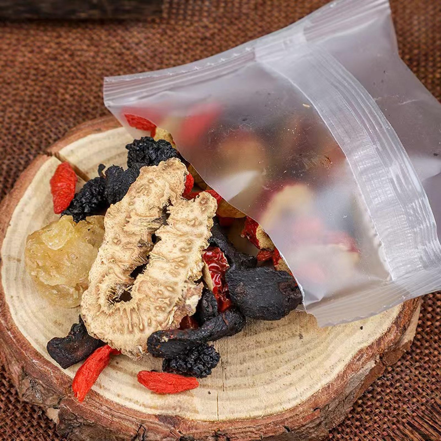 Ginseng Five Treasures Tea Kidney Tea, Ginseng Six Treasure Traditional Kidneytea For Men And Women, 7 Precious Ingredients Form