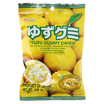Kasugai Yuzu Gummy Candy 3.59Oz